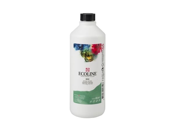 Ecoline flytende akvarellfargeflaske Deep Green 602