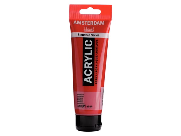 Amsterdam Standard-sarjan akryyliputki karmiininpunainen 318