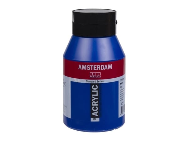 Amsterdam Standard Series Akrylkrukke 1000 ml Phthalo Blue 570