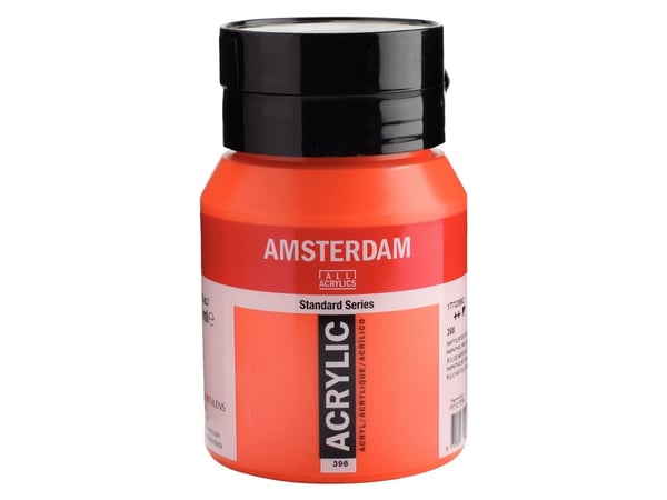 Amsterdam Standard Series akrylfargeglass 398 Naphthol Red Light 398