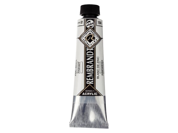 Rembrandt akrylmaling tube sinkhvit 104