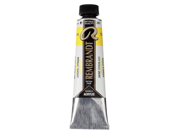 Rembrandt akrylfärg tub Azo Yellow Lemon 267