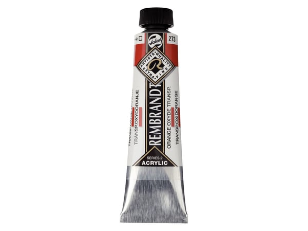Rembrandt akrylfärgtub transparent Oxide Orange 273