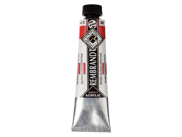 Rembrandt akrylmaling tube Quinacridone Rose 366