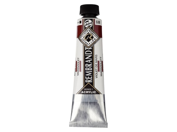 Rembrandt akrylfarge tube Mars Violet 538