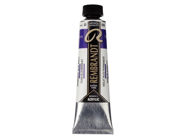Rembrandt akrylfarge tube Permanent Blue Violet 568