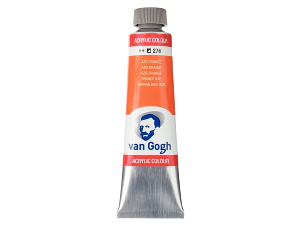 Van Gogh akrylfärg tub Azo Orange 276