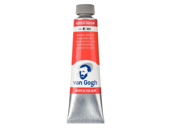 Van Gogh akrylfärg tub Naphthol Red Light 398