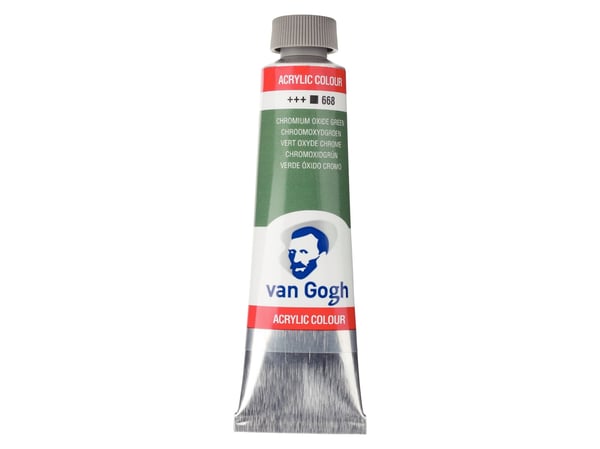 Van Gogh akrylfargetube Chromium Oxide Green 668
