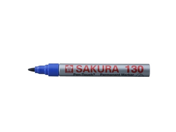 SAKURA Permanent tusj Pen-touch 130, 1,2 mm blå (SAKURA13036)