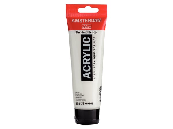 Amsterdam Standard Series akrylrør 1 x Zinc White 104