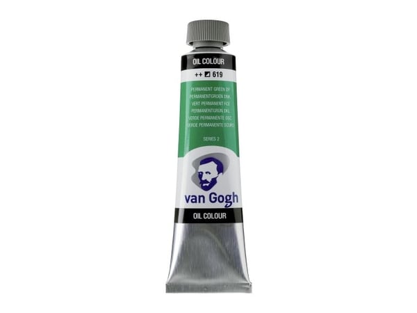 Van Gogh oljemaling tube Permanent Green Deep 619