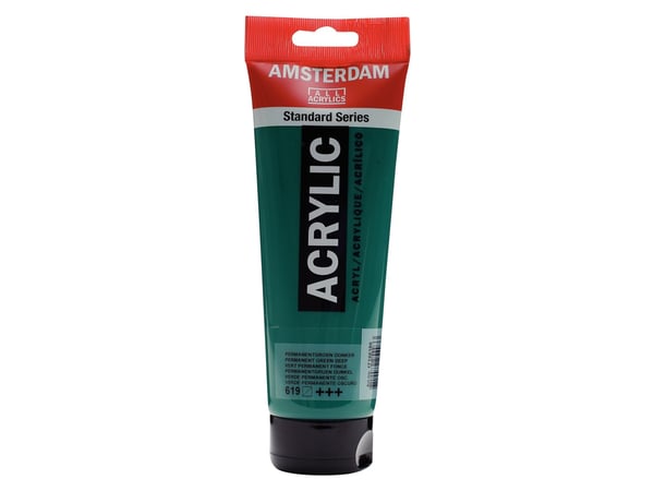 Amsterdam Standard Series akryl-rør Permanent Green Deep 619