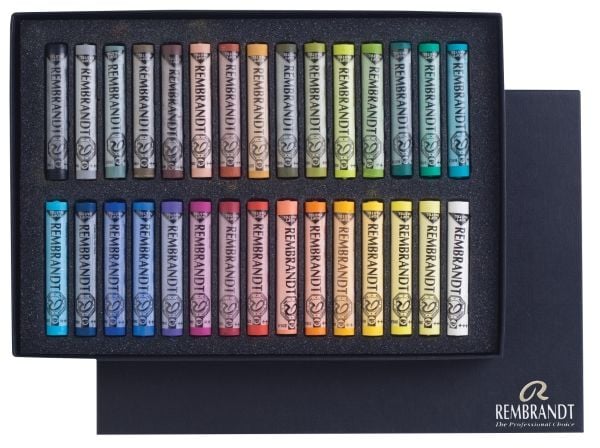 Rembrandt soft pastel-sett General Selection | 30 hele pasteller