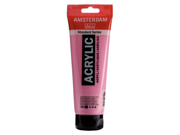 Amsterdam Standard Series akrylrør Quinacridone Rose Light 385