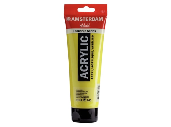 Amsterdam Standard Series akrylrør grønngul 243