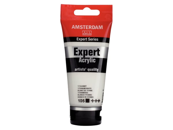 Amsterdam Expert Series akryl rør Titanium White 105