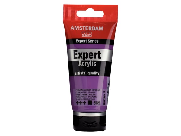 Amsterdam Expert Series akryl tub Permanent Violet Opaque 589
