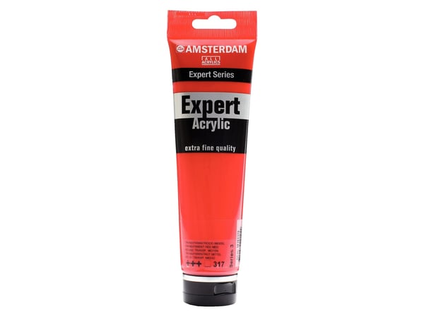 Amsterdam Expert Series akrylrør transparent rød medium 317