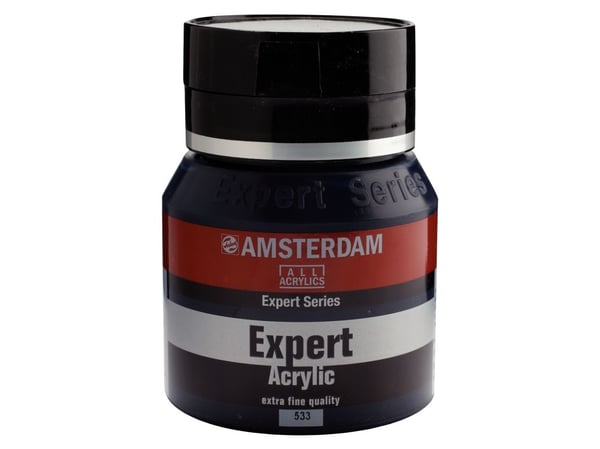 Amsterdam Expert Series Acrylic Jar 400 ml Indigo 533