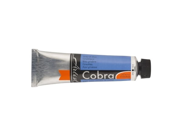 Cobra vannblandbar oljefarge tube 562 gråblå