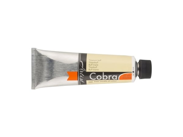 Cobra vannblandbar oljemaling tube Titanium Buff 291