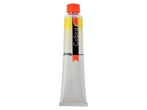 Cobra Study Water Mixable Oil fargetub Permanent Lemon Yellow 254