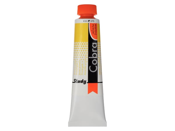 Cobra Study vannblandbar oljemaling tub 275 Primary Yellow