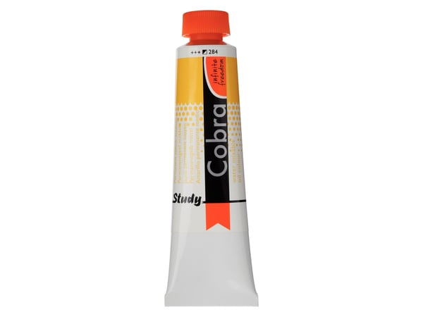 Cobra Study vannblandbar oljemaling tube Permanent Yellow Medium 284