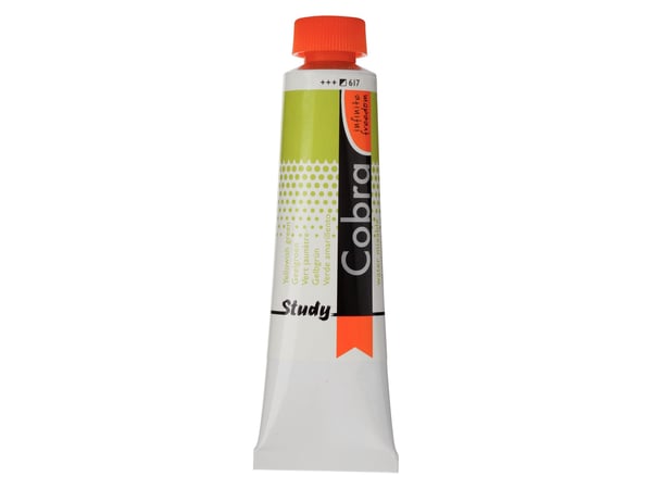 Cobra Study Water Mixable Oil fargetube Gulgrønn 617