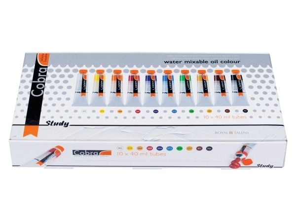 Cobra Study Oil Colour Set 10 x 40 ml