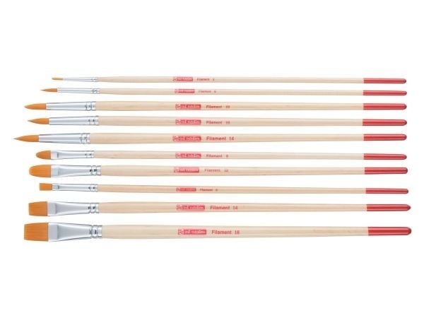 Talens Art Creation Oil and Acrylic Brush Set of 10 - Polyester