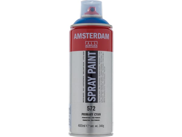 Amsterdam Spray Paint 400 ml Primary Cyan 572