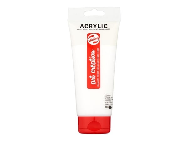 Talens Art Creation akrylfärg tub Titanium White 105