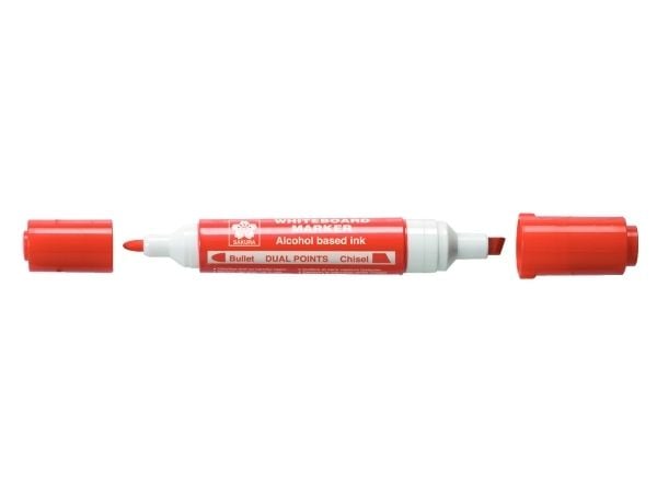 Sakura whiteboardmarker dual point röd