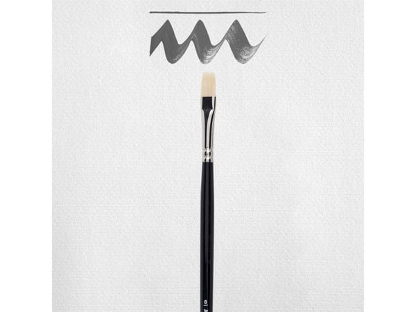 Schjerning Amsterdam Brush Series 600 #8 - 8 mm - syntetisk flat