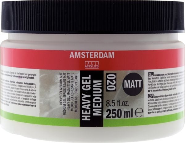 Amsterdam Heavy gel medium matt 020 (burk)