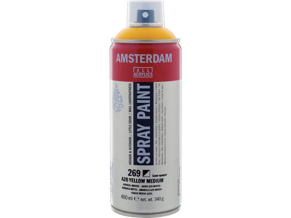 Amsterdam sprayfärg Azo Yellow Medium 269