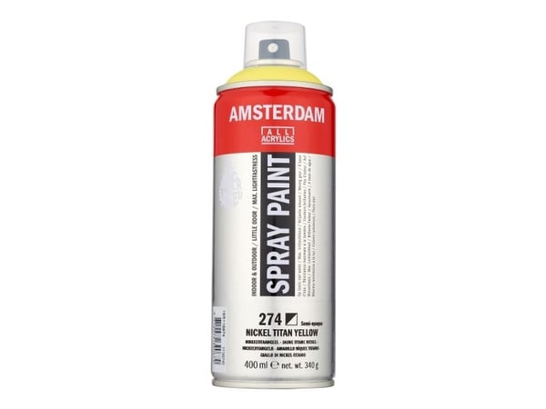 Amsterdam sprayfärg Nickel Titanium Yellow 274