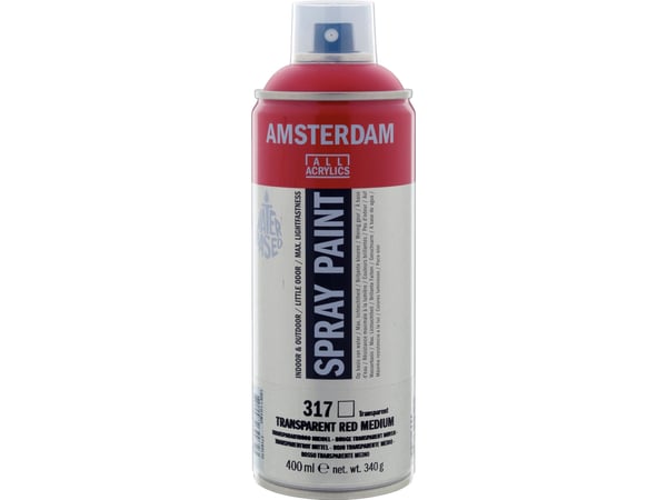 Amsterdam Sprejfärg Transparent Red Medium 317