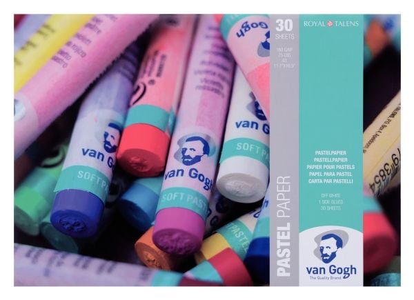Van Gogh Off white pastell papirblokk | 42 x 29,7 cm (A3), 160 g, 30 ark