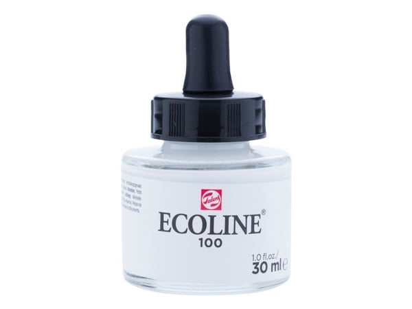 Ecoline Nestemäinen vesiväripullo Valkoinen 100