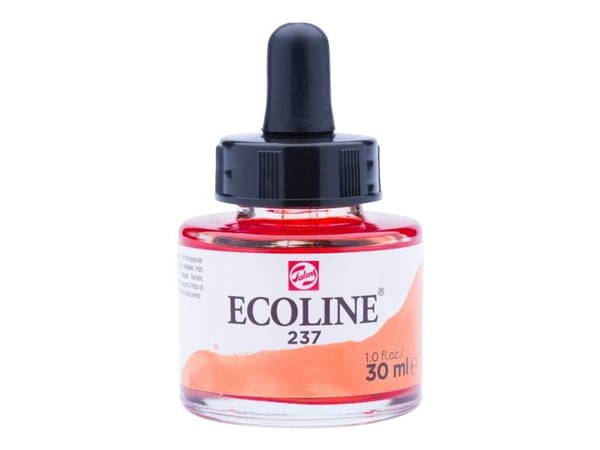 Ecoline flytande akvarellflaska Deep Orange 237
