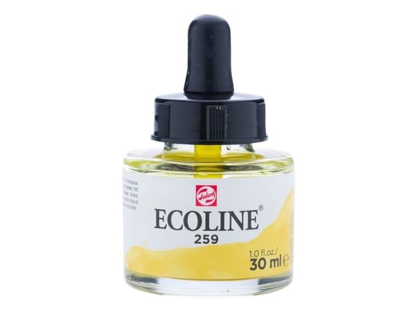 Schjerning Ecoline flytende akvarellfarge Sand Yellow 259