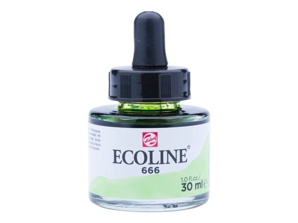 Ecoline Liquid Watercolour Bottle 30 ml Pastel Green 666