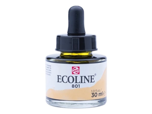 Ecoline flytande akvarellfärgflaska, guld 801