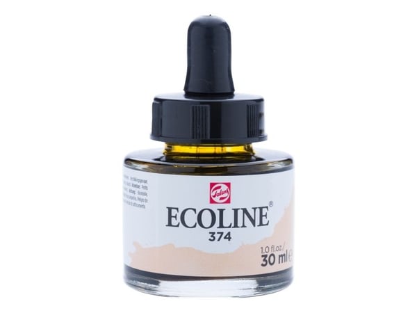 Ecoline flytende akvarellflaske Pink Beige 374