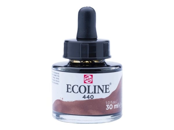 Ecoline flytende akvarellflaske Sepia Deep 440