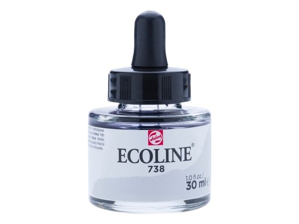 Ecoline flytande akvarellflaska Cold Grey Light 738