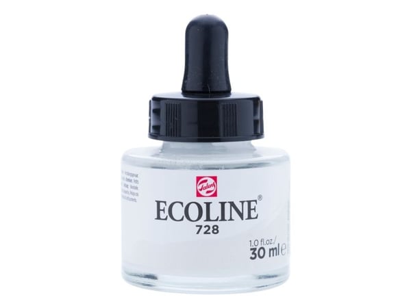 Ecoline flytende akvarellfargeflaske Warm Grey Light 728